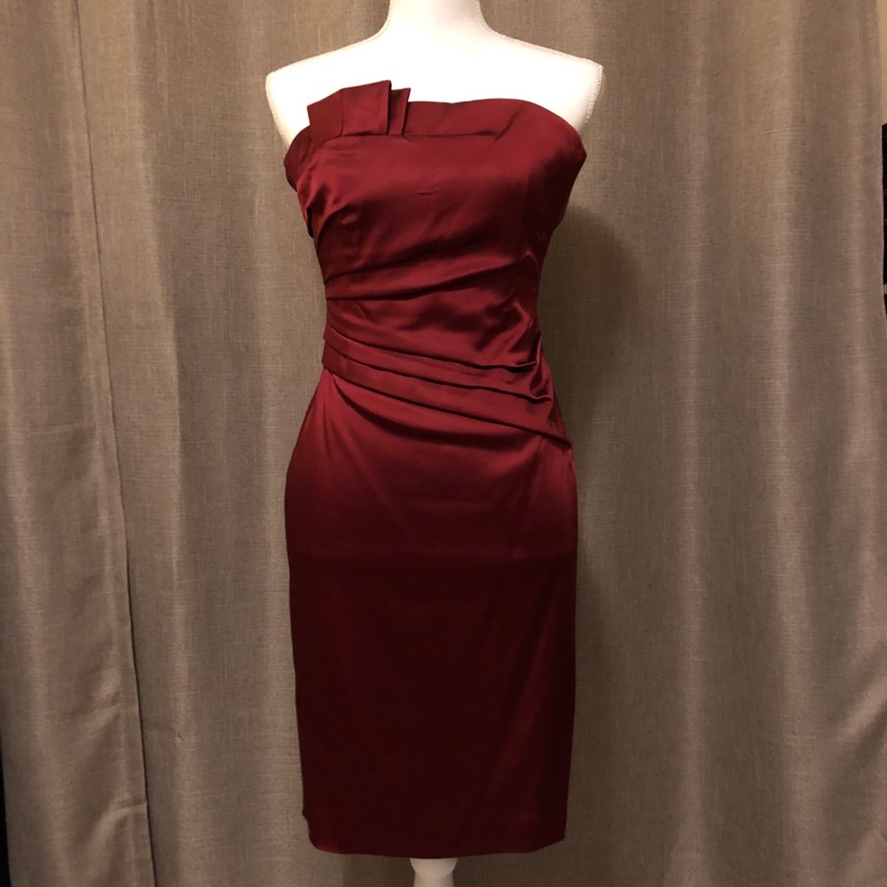 WHBM | Red Sheath Gown | size 0